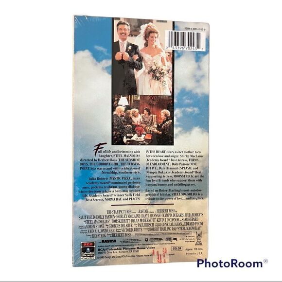 Steel Magnolias VHS 1990 Julia Roberts Sally Field Dolly Parton NEW SEALED - Picture 2 of 3